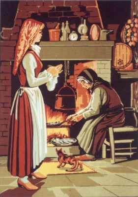 Art 1826C μαγείρεμα σε τζάκι