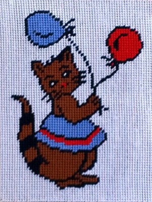 Art 43.306.01 γάτα με μπαλόνια