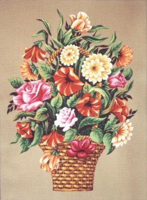 Art 922C καλάθι με λουλούδια