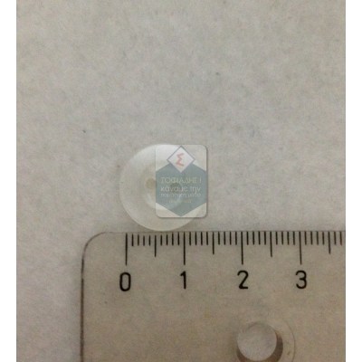 Κουμπί ρόμπας λευκό 0,16 mm